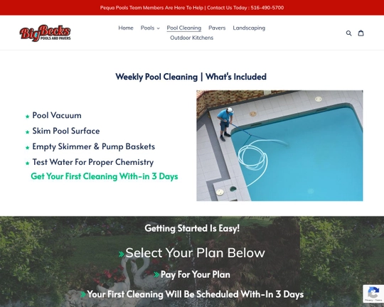 Big Becks Pools & Pavers Pool Cleaning